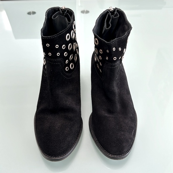 Zadig & Voltaire 100% leather black Boots with silver metal studs EUR size 36 - Picture 9 of 16